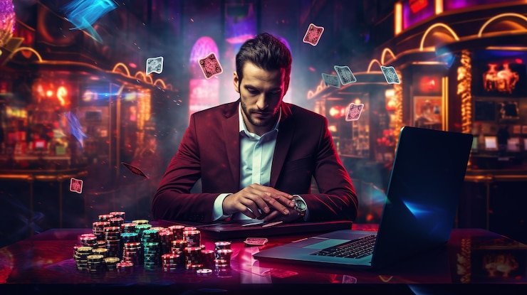 Pengguna membaca syarat promosi digital